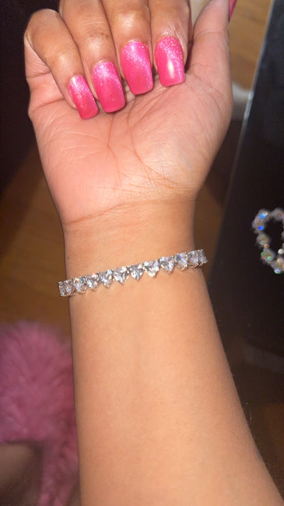 Diamond Heart Bracelet