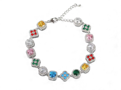 Clover Gem Bracelet