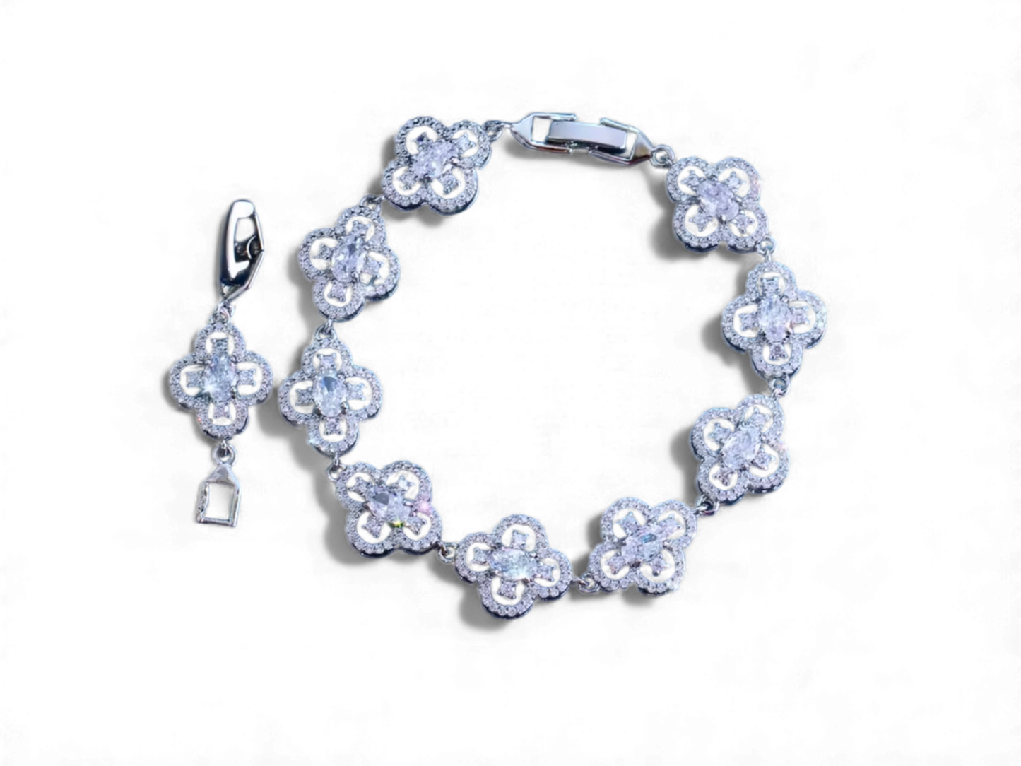 Diamond Clover Bracelet