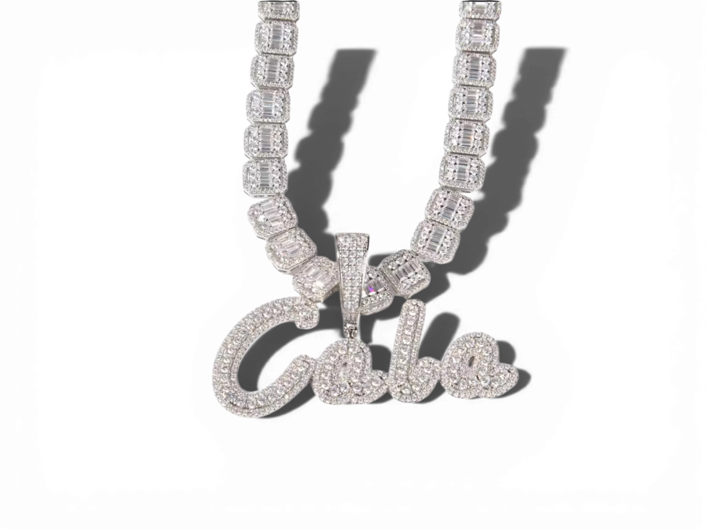 Custom Baguette Necklace