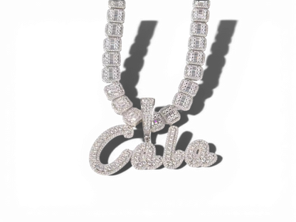 Custom Baguette Necklace